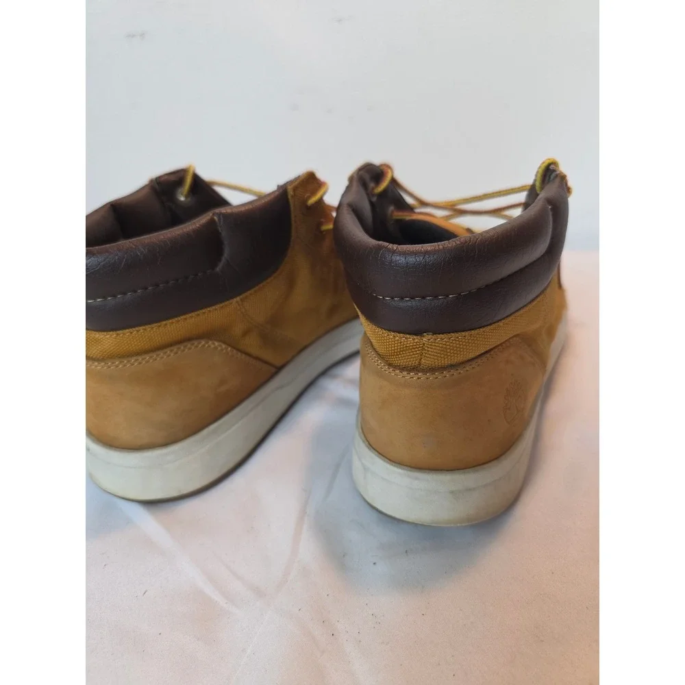 Timberland Davis Square Chukka Boots Wheat Nubuck Cordura Mens 10.5 A1MHZ